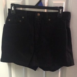 Newport News Jeanology 100% Cotton Black Short
